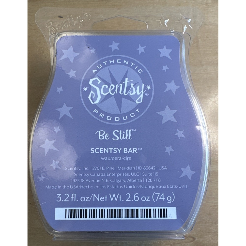 Be Still Scentsy Bar Wax Melt 3.2 Fl oz Calming DISCOUNTINUED Rare